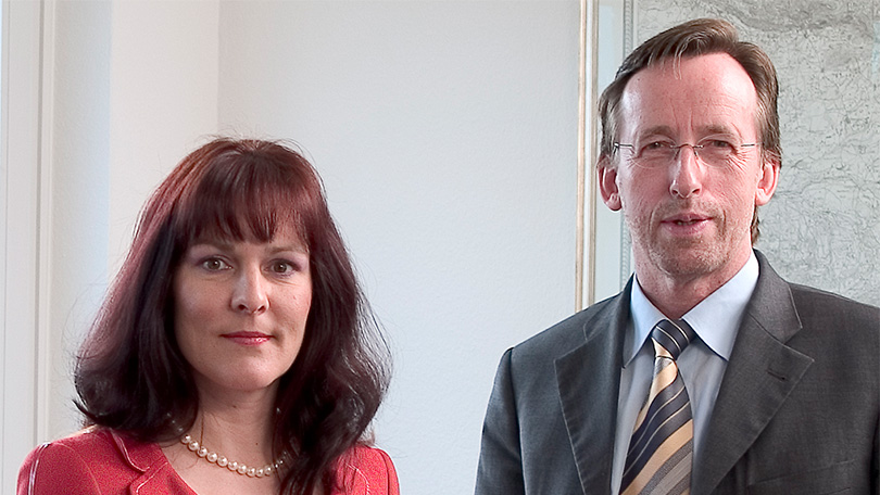 Elke Fischer und Dr. Göhner